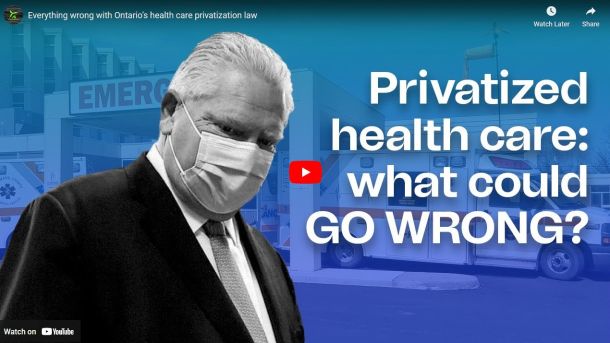 Privatized health care: what could go wrong?